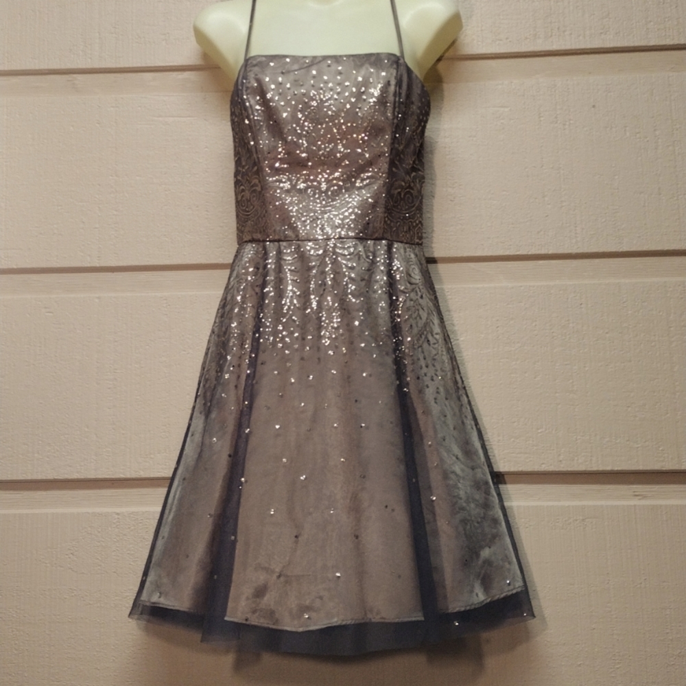 MASQUERADE EUC shimmery embellished dress 9/10